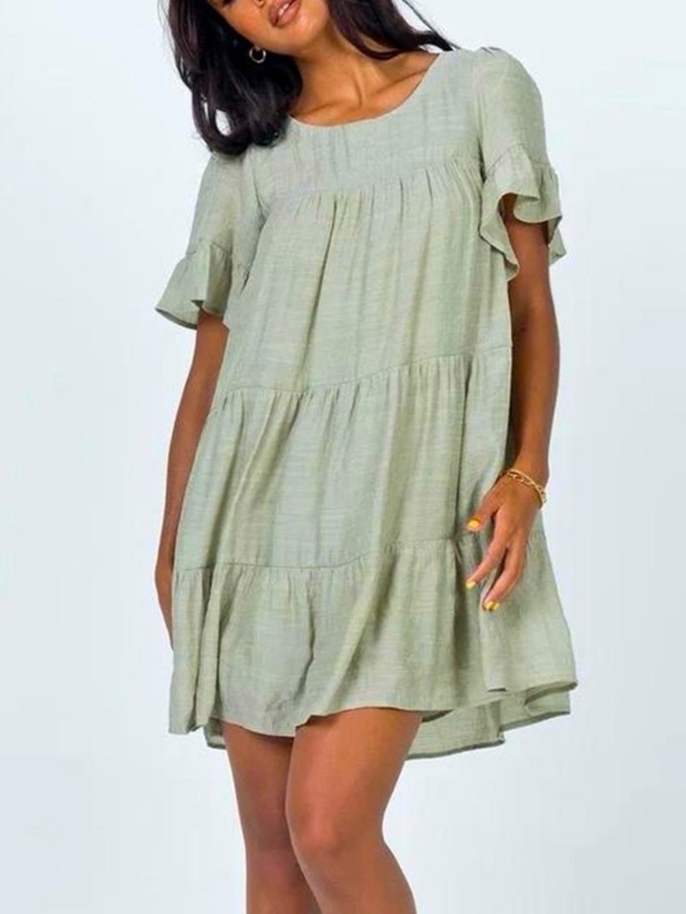 Princess Polly Miami Mini Dress Sage
